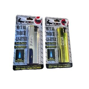 Crocs Metal Torch Lighter - (Gold Torch Lighter or Silver Torch Lighter)